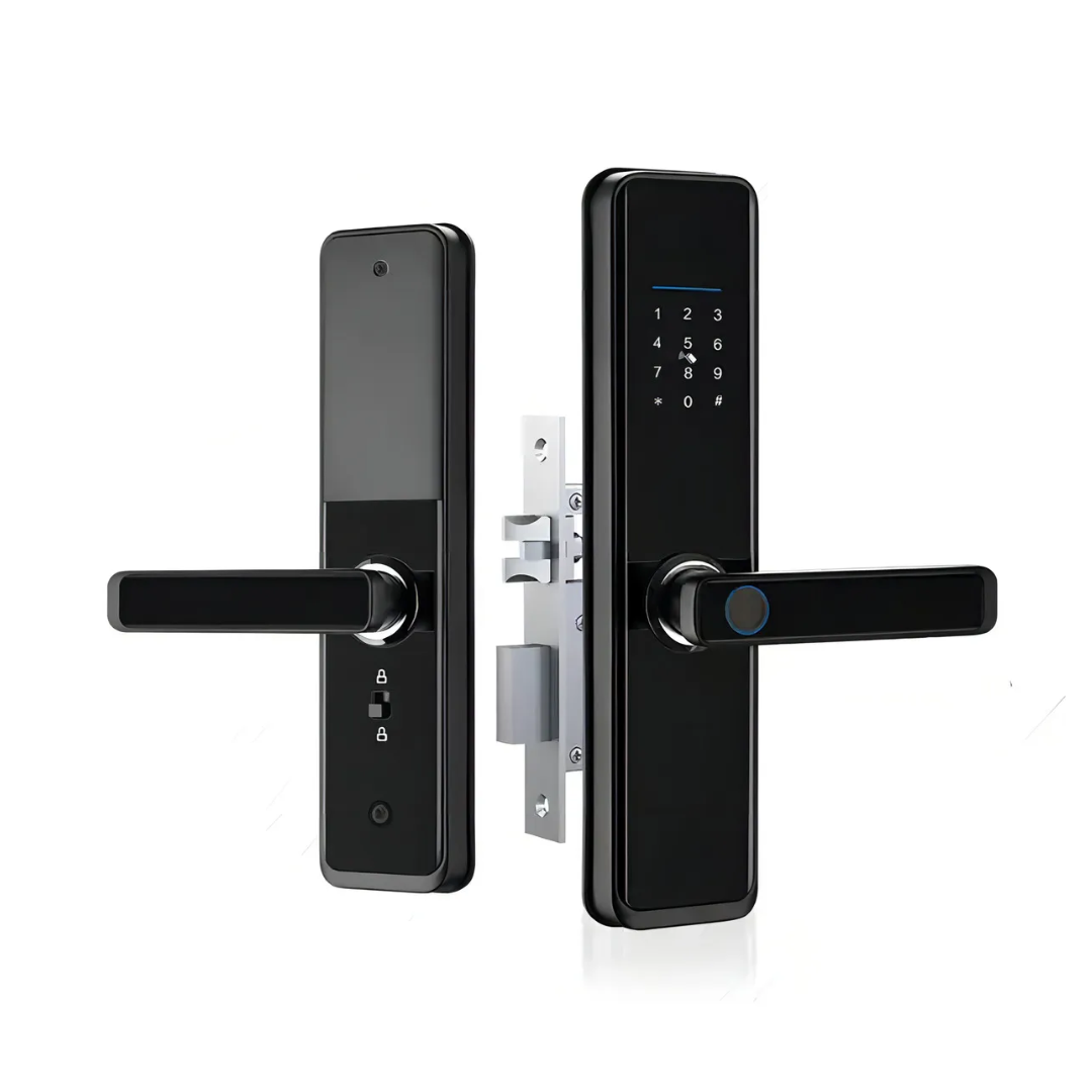 Cerradura inteligente con pestillo + Huella + Clave